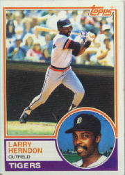 1983 Topps      013      Larry Herndon